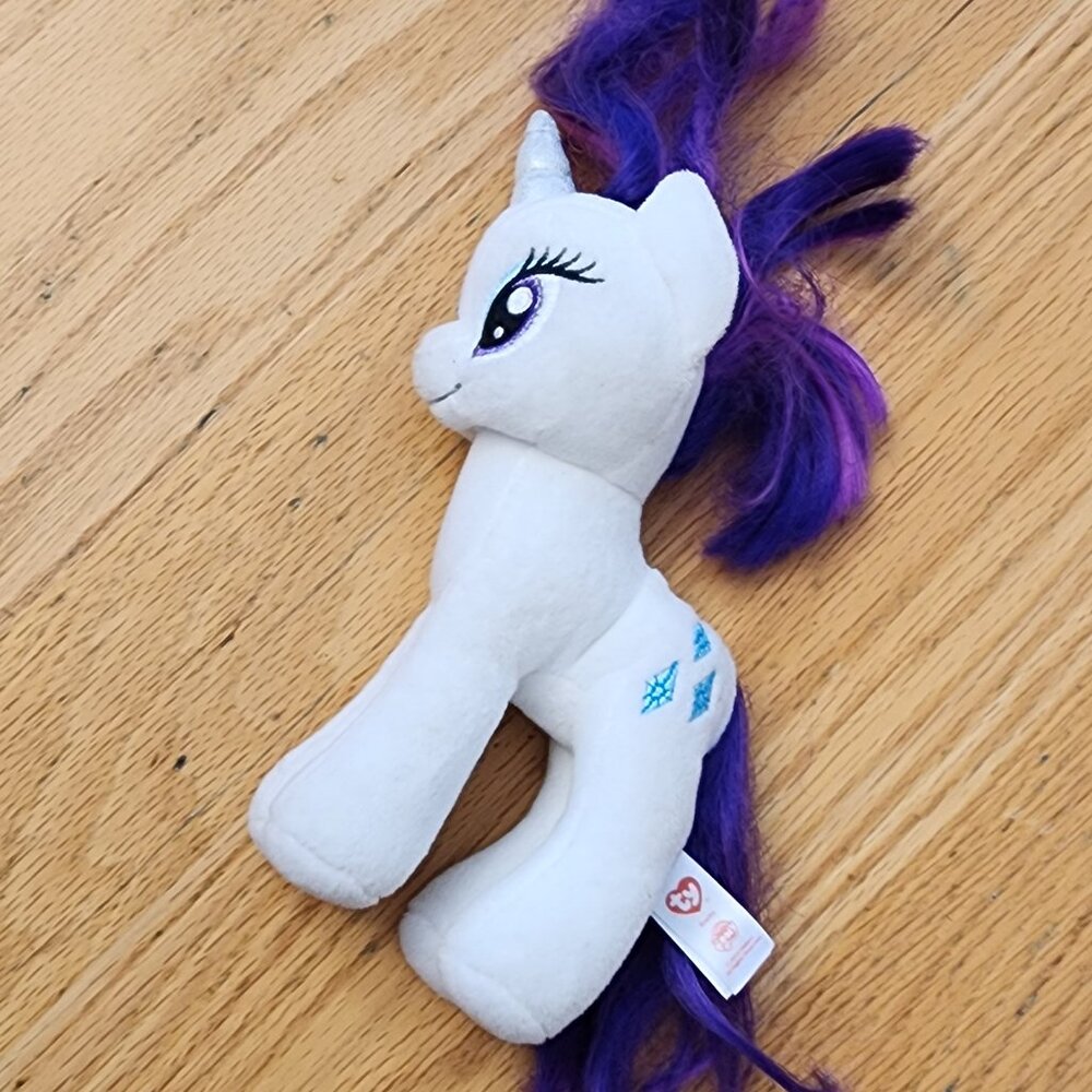Ty My Little Pony "Rarity" Stuffed Animal Toy - Picture 7 of 15